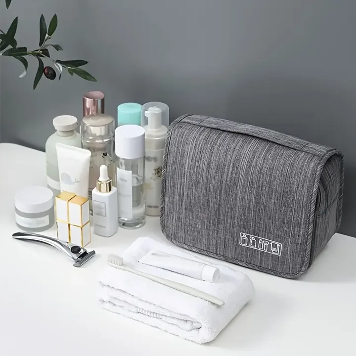 Bolso Neceser para viajes gris o azul