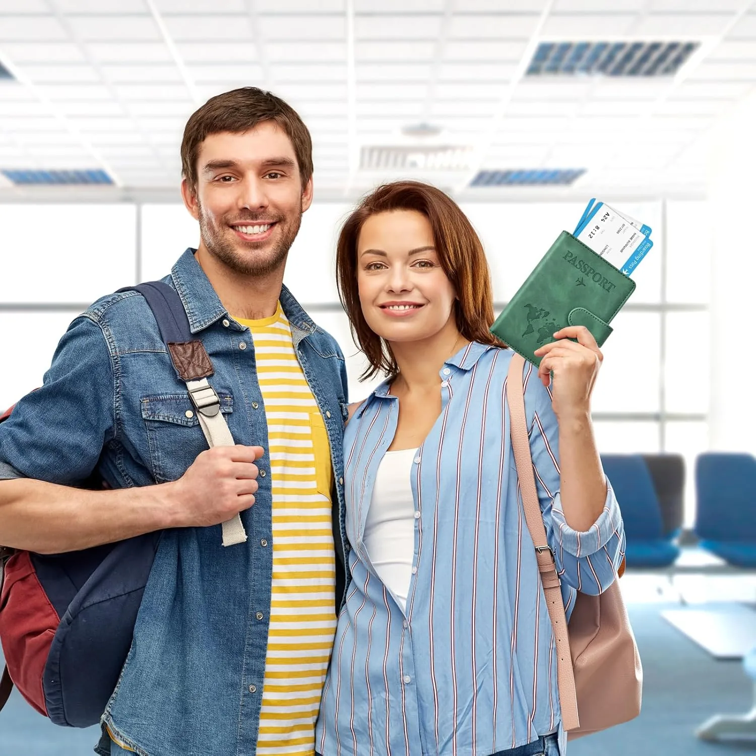 Porta pasaporte Multifuncional RFID
